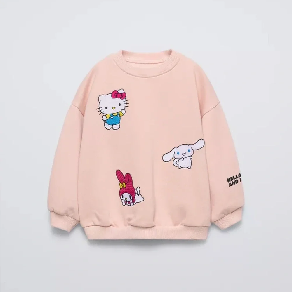 Zara kids Hello Kitty And Friends Embroidered Sweatshirt